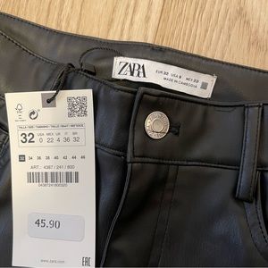 Brand New ‼️ Zara faux leather pants